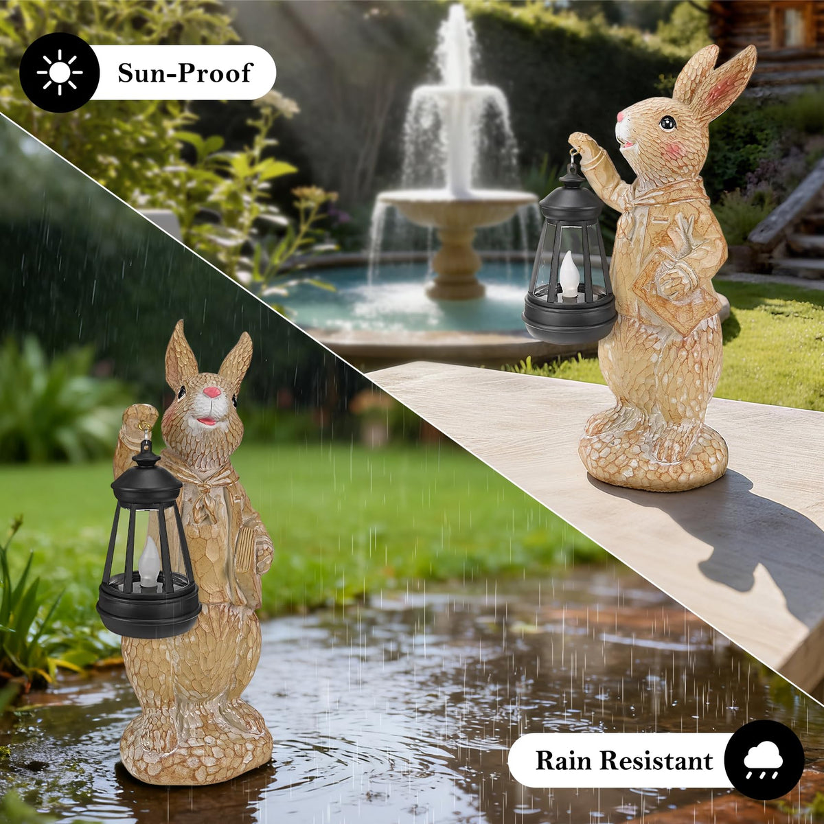 Solar-powered illumination with automatic dusk-to-dawn sensor for easy use