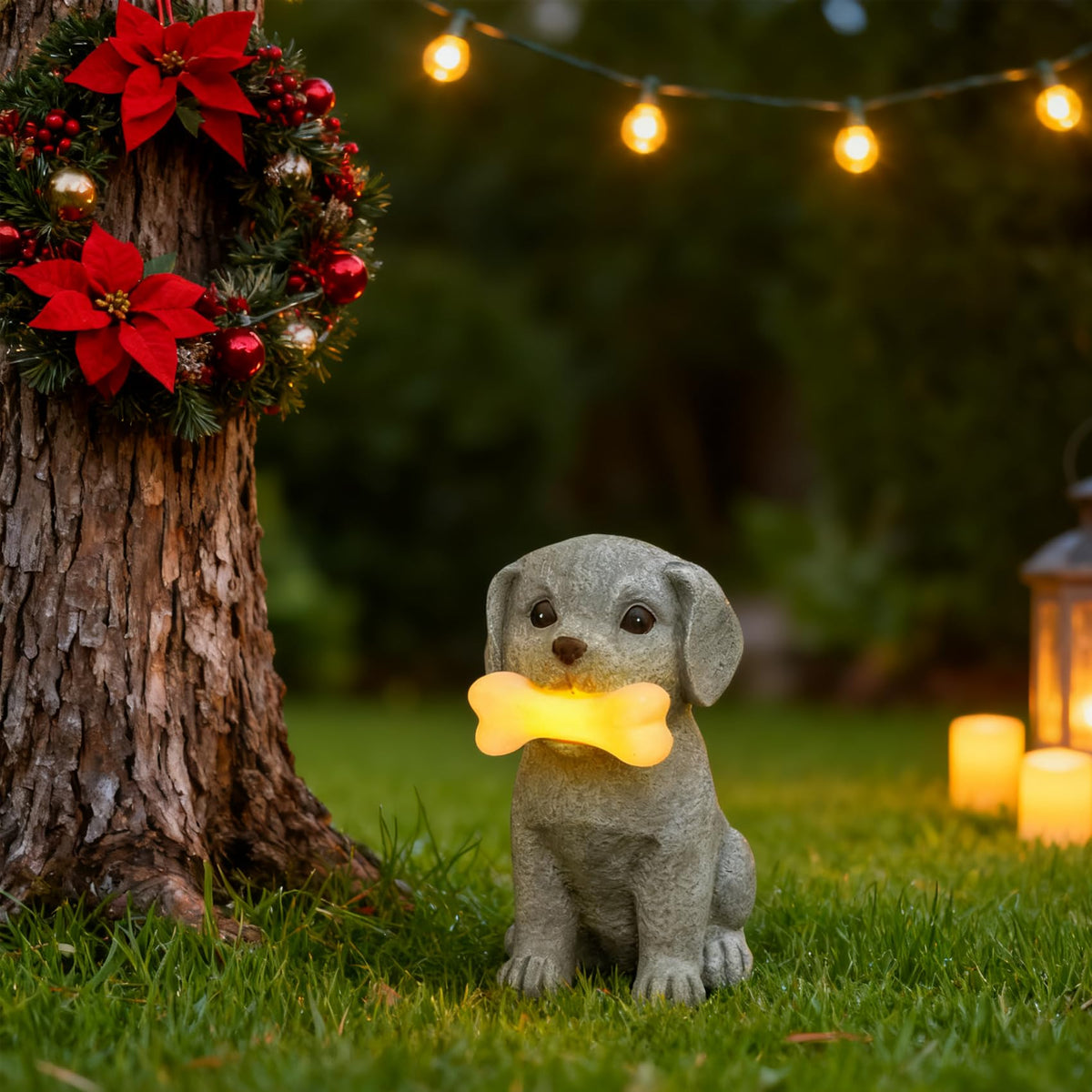 Zuzuzen pet memorial statue offers comforting garden presence