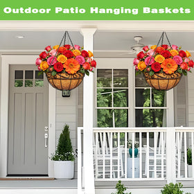 ZVOWOS sturdy hanging basket suitable for garden spaces