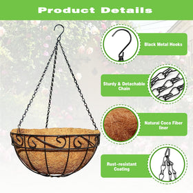 ZVOWOS vertical space-saving hanging planter in use