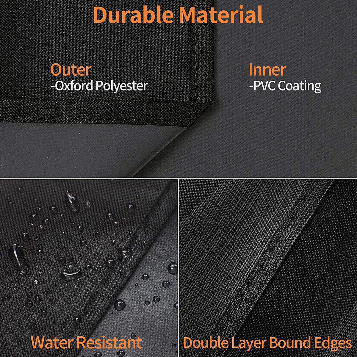 ZBXFCSH heavy-duty cover extends grill life by guarding against elements.