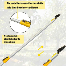 ZXFUTURE safety lock keeps the pole compact during storage and transport