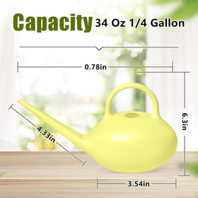 ZXJ watering can side view highlighting extended spout for controlled pours.
