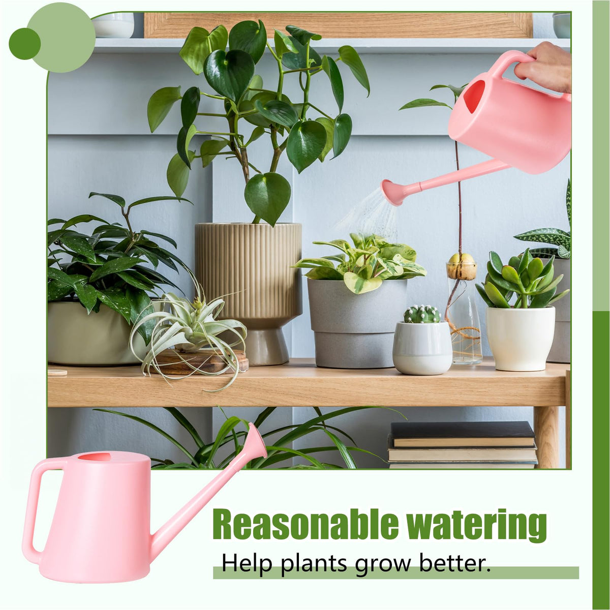 ZXJ long-spout design delivers water precisely to roots