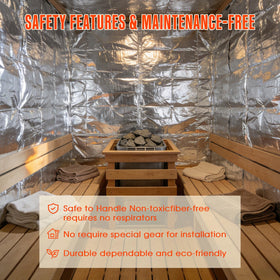Versatile barrier suitable for garages, attics, crawl spaces, and roof applications.