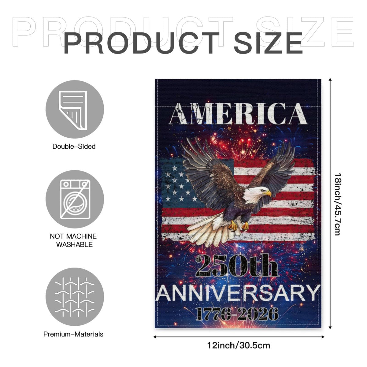 ZXRSDDF outdoor decor flag enhances curb appeal with durable print.