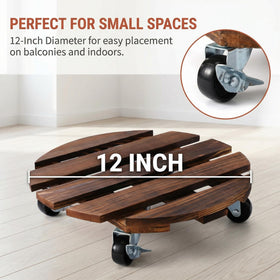 ZXZYHFTY 360° wheels roll smoothly on carpet, soil, and lawns.