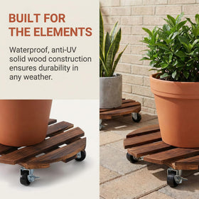 ZXZYHFTY rustic wooden stand suits indoor and outdoor decor.