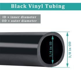 ZY-hosetube coiled black PVC tubing demonstrating durable, reusable solution for water transfers
