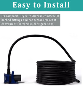 ZY-hosetube pond garden installation showing easy routing and setup