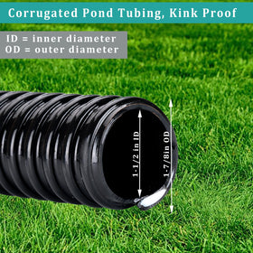 ZY-hosetube pond hose 10 feet long ideal for medium water features