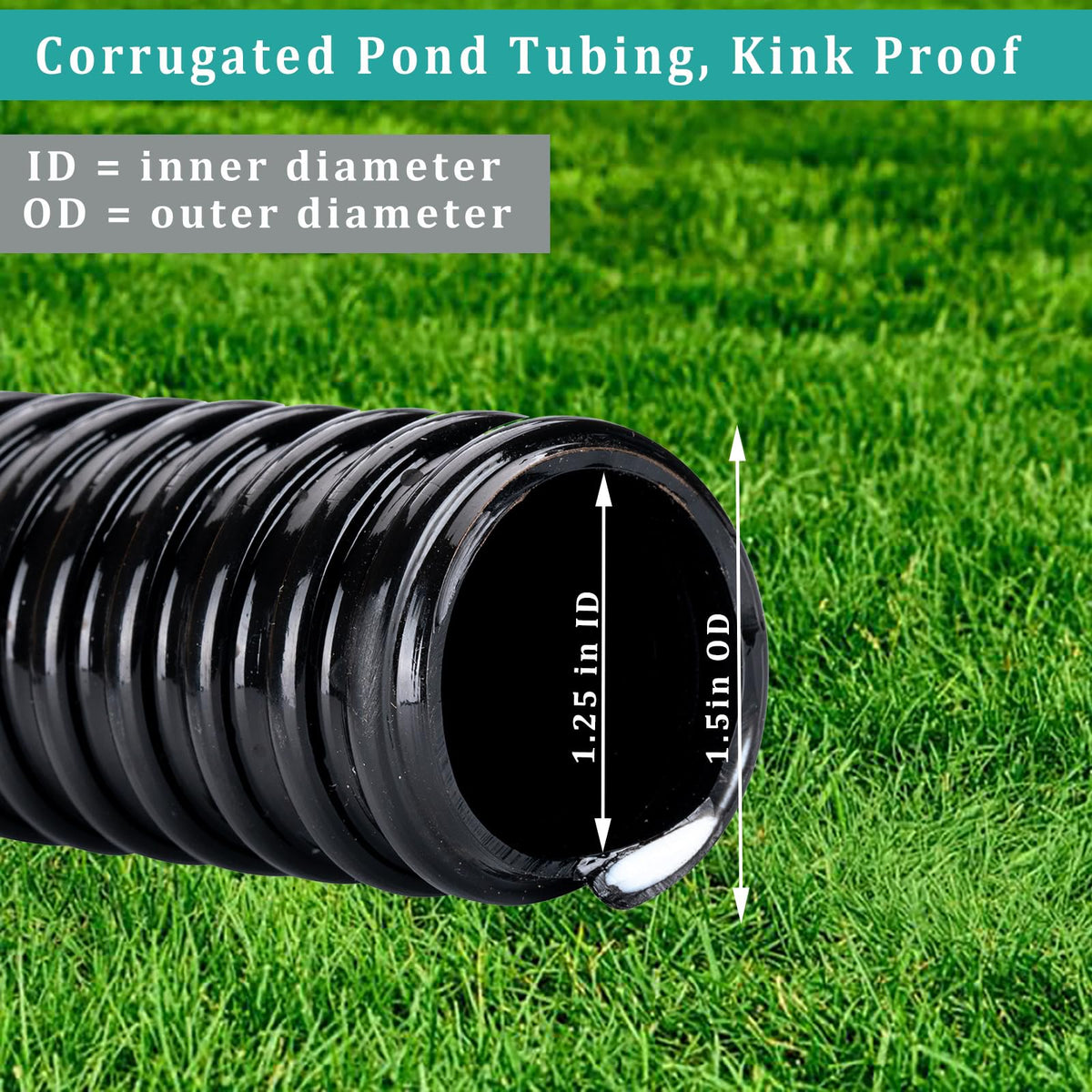ZY-hosetube pond hose corrugated design demonstrates high flexibility around corners.
