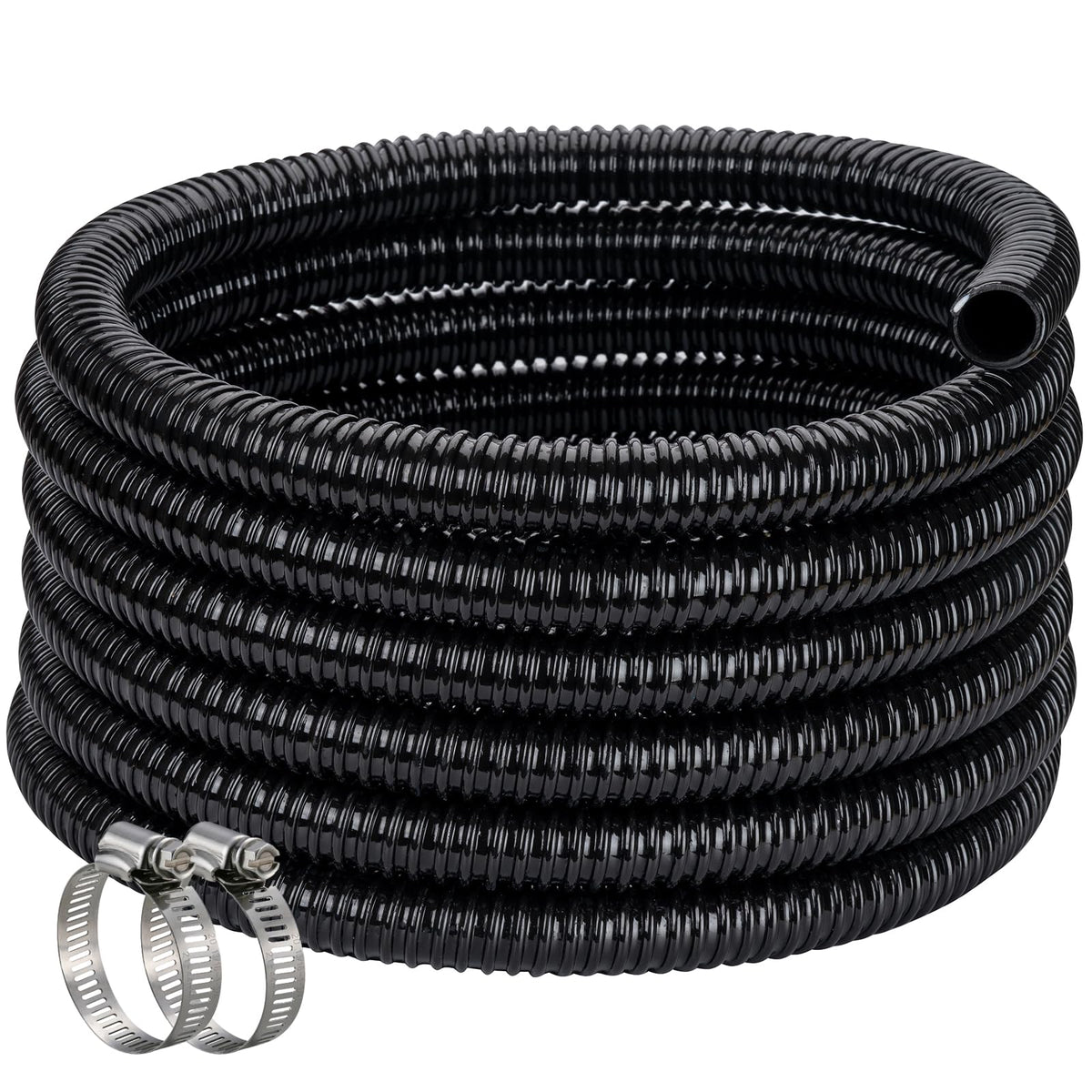 ZY-hosetube pond hose close-up shows reinforced PVC texture for durability.