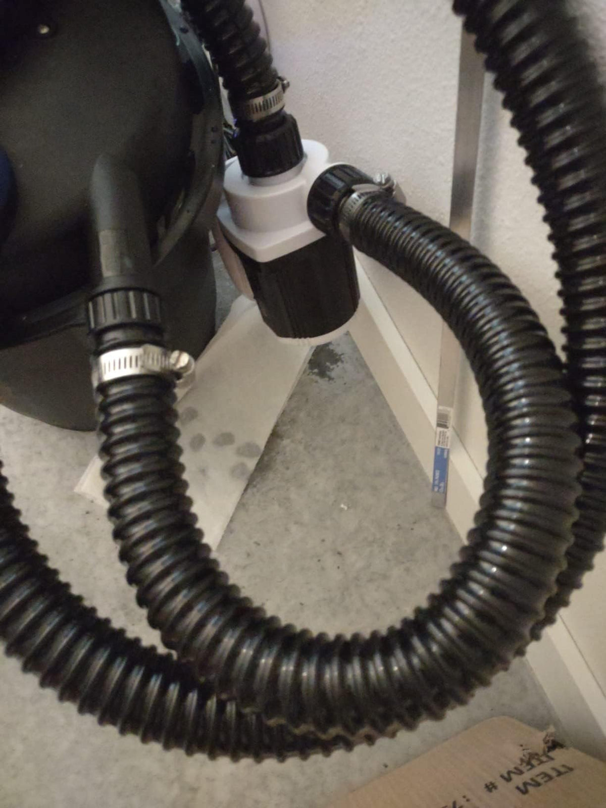 ZY-hosetube pond hose includes two clamps for secure fittings