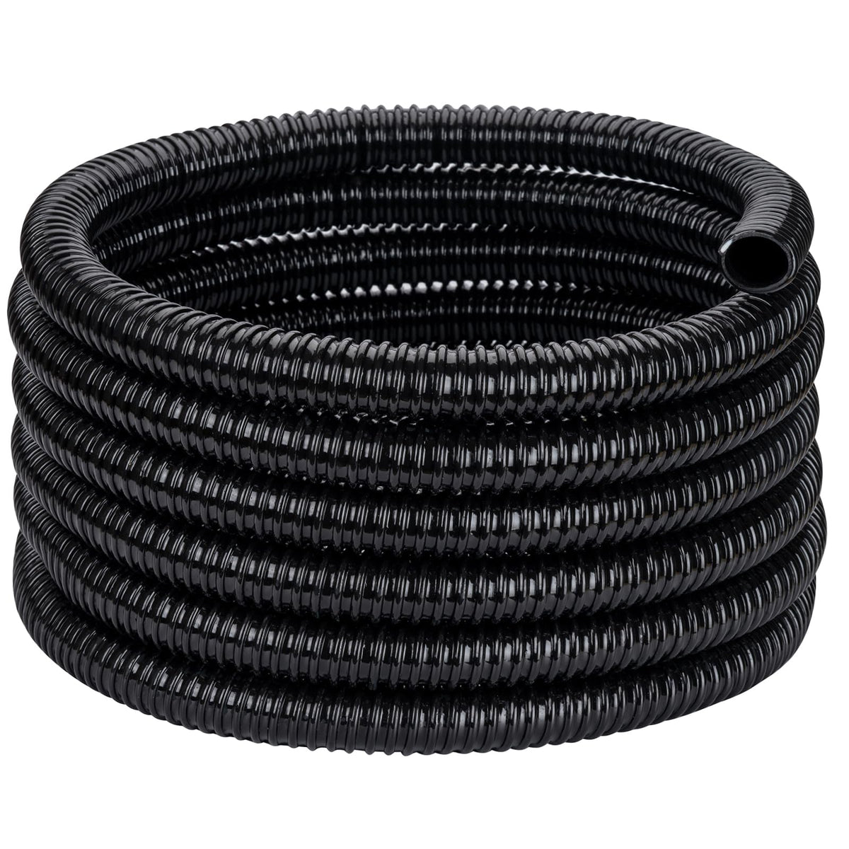 ZY-hosetube pond tubing 2in 20ft coiled for easy waterfall setup.