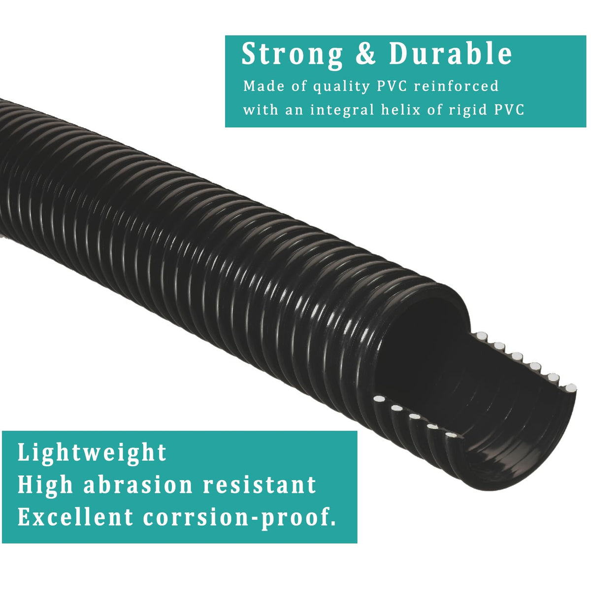 ZY-hosetube reinforced helix design boosts durability and kink resistance.