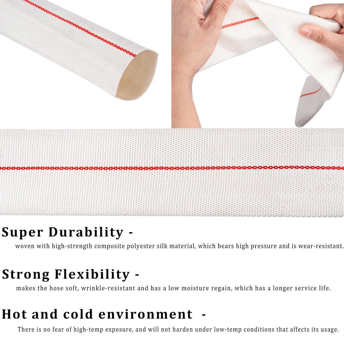 ZY-hosetube includes two clamps for quick setup