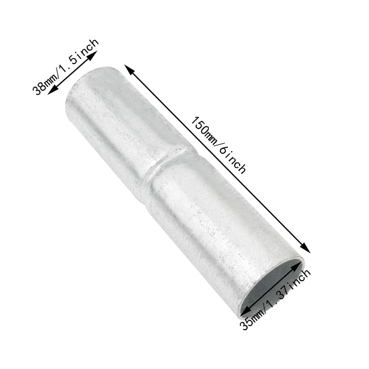 ZYAMY galvanized steel top rail sleeve delivers durable, rust-resistant outdoor support.