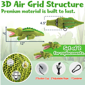 ZYIDBNG crocodile scum absorber easy rinse and air dry after use.