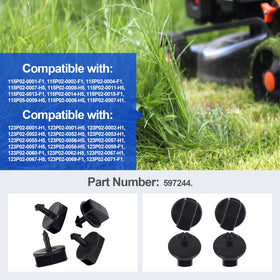 ZyloPlinx compatible lawn tractor 115P02-series cap knob for reliable maintenance access.