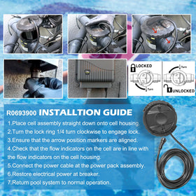 Easy-install steps graphic shows quick, tool-free replacement.