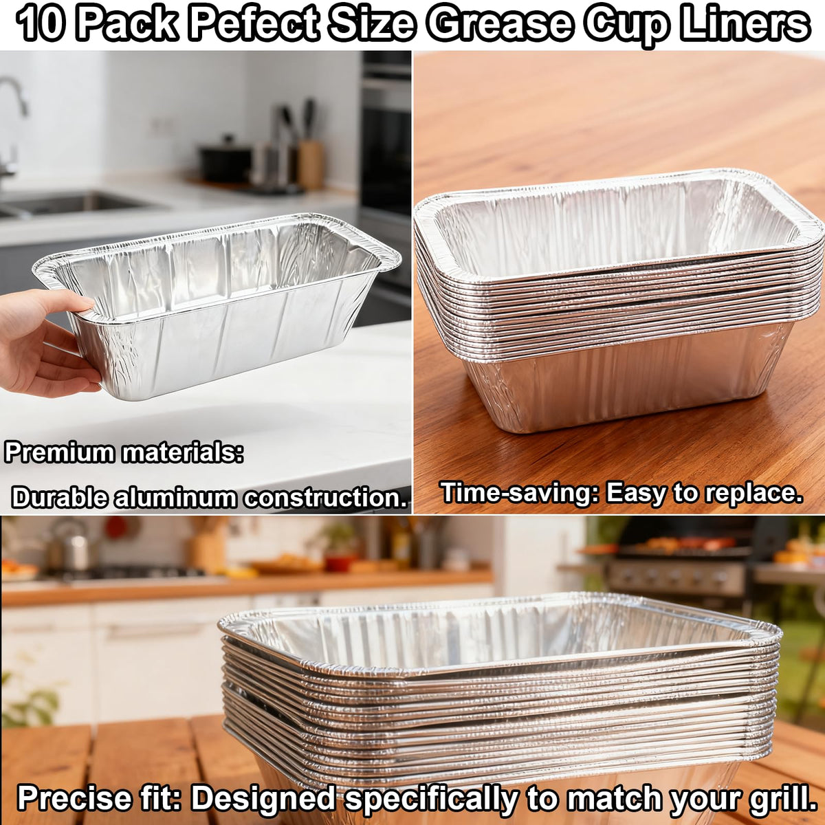 ZyNolimt grease catcher design shown for easy cleaning after cooking