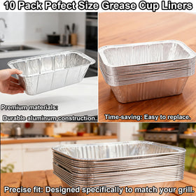 ZyNolimt grease catcher design shown for easy cleaning after cooking
