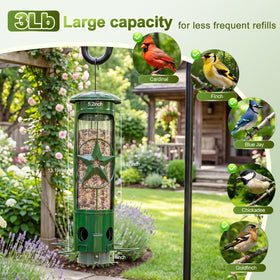 ZZOOEE easy-fill, top removable cap for quick refills outdoors.