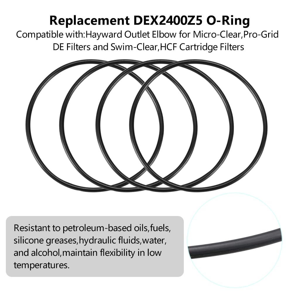 Zzxker Hayward Pro-Grid and Swim-Clear compatible O-ring for reliable seals.