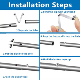 Zzxker butterfly V-clip offers easy installation on pool tools